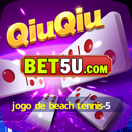 jogo de beach tennis